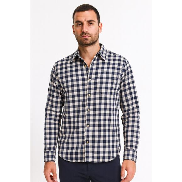 The North Face Men’s Gingham Check Button Down Cotton Shirt Size Medium - Picture 1 of 5